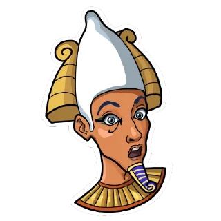 😧 emoji Боги Египта Telegram sticker 7 of 20
