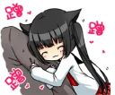 Sticker from Yandere Ojounyan (Miss Little Meow) Cht.