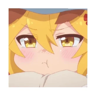 😒 emoji Senko san Telegram sticker 11 of 12
