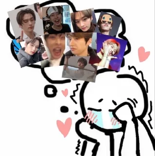 🌟 emoji Я ОБОЖАЮ ЛИ МИНХО Telegram sticker 17 of 65