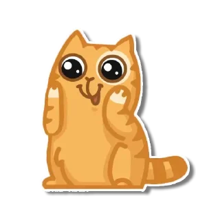 Sticker from Котик Персик | @lawlietoff