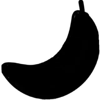 ⬛ emoji Бананчик топ Telegram sticker 23 of 23