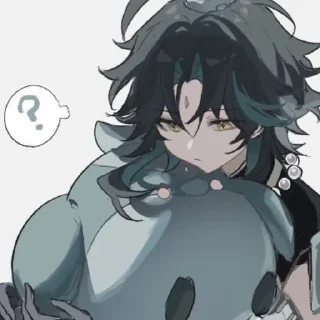 Sticker from ~ ᙭Ꮖᗩᓂ ~ @OForMsGenShin