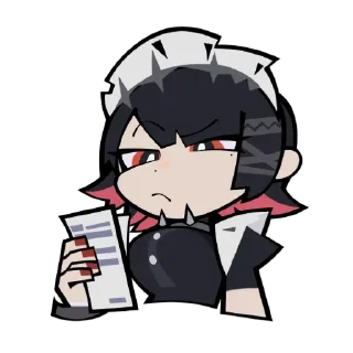 🤨 emoji zenless zone zero Telegram sticker 22 of 108