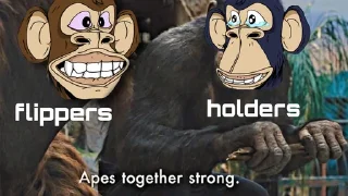✊ emoji TonedApeClub!🐵 Telegram sticker 3 of 61