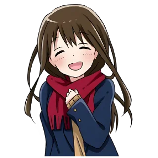 😁 emoji Школьница-тян @TgSticker Telegram sticker 12 of 40