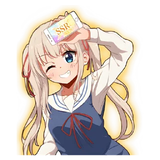 😁 emoji Школьница-тян @nyasticks Telegram sticker 18 of 41