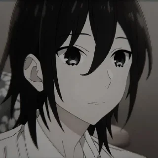 ☹️ emoji •°Miyamura Izumi°•   @anime_sticks Telegram sticker 14 of 42