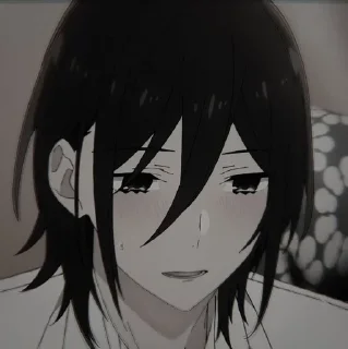 😄 emoji •°Miyamura Izumi°•   @anime_sticks Telegram sticker 15 of 42