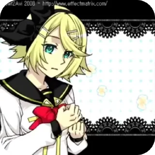 Sticker from Fear Garden (Kagamine Rin)