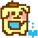 ☺️ emoji Pompompurin | @kotletovvemoji Telegram sticker 10 of 16