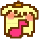 🎶 emoji Pompompurin | @kotletovvemoji Telegram sticker 8 of 16