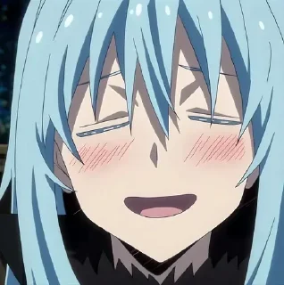 ☺️ emoji Перерождение в слизь @anime_stickerr Telegram sticker 15 of 20