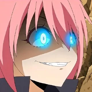 😁 emoji Перерождение в слизь @anime_sticks Telegram sticker 8 of 20