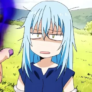 😧 emoji Перерождение в слизь @anime_stickerr Telegram sticker 17 of 20