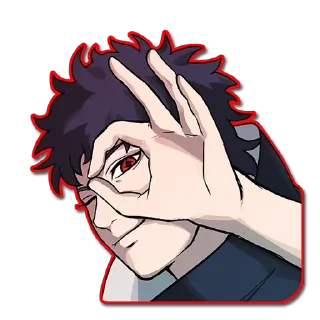 ❤️ emoji Shisui Uchiha by @anime_stickerr Telegram sticker 11 of 28