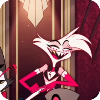 🕷 emoji *⁠♡Angel Dust~♡* by @hahaiiq @TgEmodziBot Telegram sticker 19 of 77