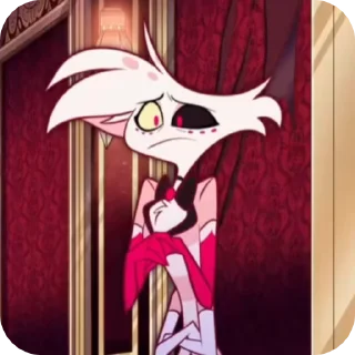 🕷 emoji *⁠♡Angel Dust~♡* by @hahaiiq @TgEmodziBot Telegram sticker 21 of 77