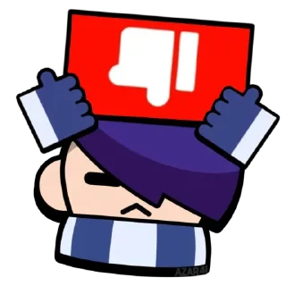 👎 emoji Дизлайк бравл старс Telegram sticker 17 of 20