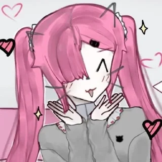 Sticker from Юки Миядзаки♡Банка с блёстками