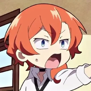 🌟 emoji Chuya Nakahara Telegram sticker 19 of 103