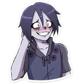 ☺ emoji Зомби Зак от @stickers_vk Telegram sticker 19 of 48