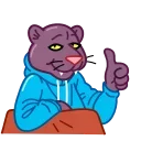 Sticker from Black Panther