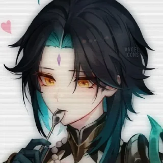 😌 emoji XIAO-АДЕПТЕ ЩАО @FoxDango Telegram sticker 8 of 30