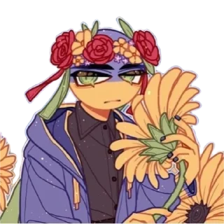 😒 emoji Ukraine by @peach_artworld Telegram sticker 18 of 26