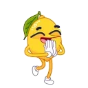 👏 emoji Lemon :: @AuthorStickers Telegram sticker 13 of 24