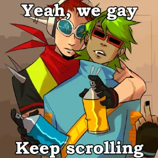 🏳️‍🌈 emoji jet set radio Telegram sticker 12 of 20