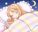😴 emoji CHIKA☆CHIKA IDOL :: @line_stickers Telegram sticker 23 of 40