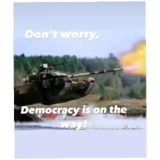 😍 emoji I Love Democracy Telegram sticker 13 of 13