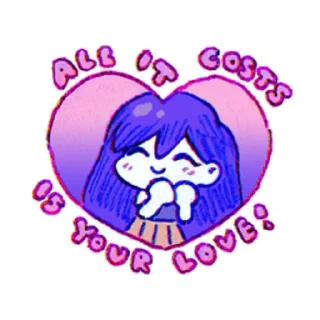😍 emoji Omori Telegram sticker 16 of 46