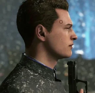 😢 emoji Detroit Become Human Telegram sticker 7 of 60