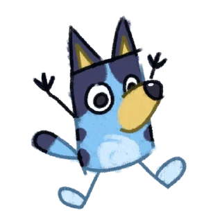 🎉 emoji bluey @usataia_catfish Telegram sticker 1 of 16