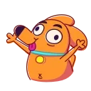 👋 emoji Doggo Telegram sticker 5 of 21