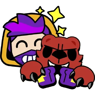 🐻 emoji ClusTy The Official YouTuber Supercell Telegram sticker 5 of 54