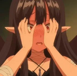 😳 emoji Маг-Целитель @anime_stickerr Telegram sticker 24 of 36