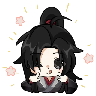 😋 emoji mdzs x genshin @qqwelj Telegram sticker 11 of 28