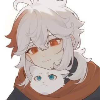 🍁 emoji ໒꒰ ♡◞Кадзуха˕ ก ꒱১ Telegram sticker 10 of 36