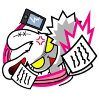 📄 emoji Bloody Bunny Telegram sticker 18 of 40