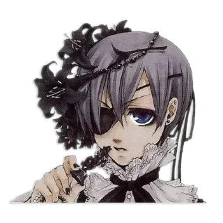 🌹 emoji Black Butler Telegram sticker 24 of 43