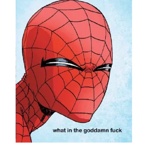 😨 emoji Spider-Man Telegram sticker 7 of 28