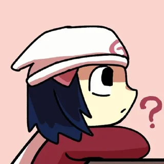 🤔 emoji Dawn pack :3 by @stuperika Telegram sticker 20 of 90