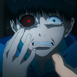 🤪 emoji Kaneki Ken Telegram sticker 20 of 22