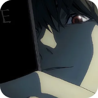📖 emoji Light Yagami • @Earth928B Telegram sticker 15 of 70