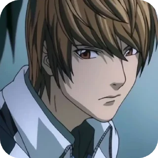 😕 emoji Light Yagami • @Earth928B Telegram sticker 23 of 70