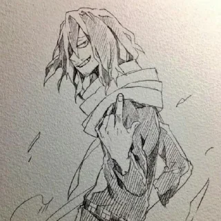 Sticker from Aizawa Shota.