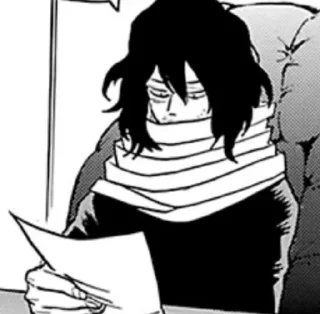 💤 emoji Shota Aizawa Telegram sticker 17 of 52